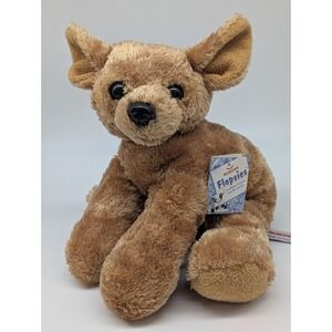 Aurora Flopsies Chihuahua 12" Plush Scruff Puppy Dog Floppy Bean Honey Brown NWT